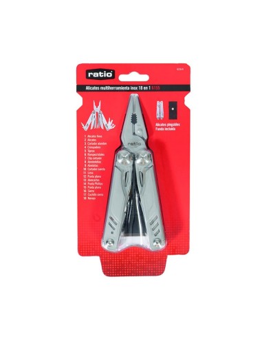 ALICATE MULTIHERRAMIENTAS 18 EN 1 RATIO