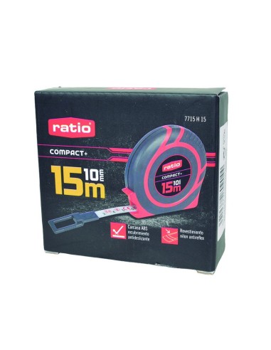 CINTA METRICA 15 M.FIBRA VIDRIO COMPACT