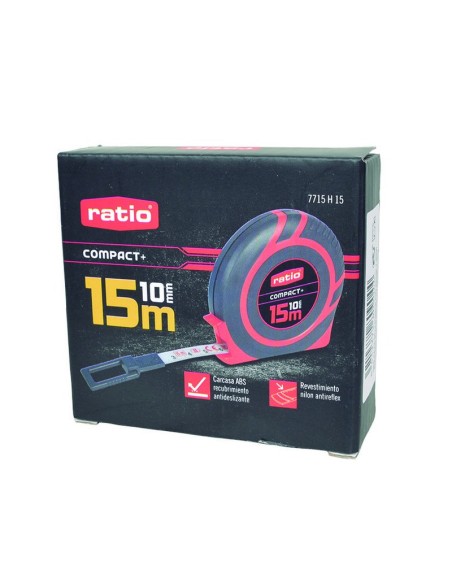 CINTA METRICA 15 M.FIBRA VIDRIO COMPACT