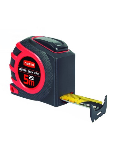 FLEXOMETRO CINTA 25/5MTS.AUTOLOCK PRO