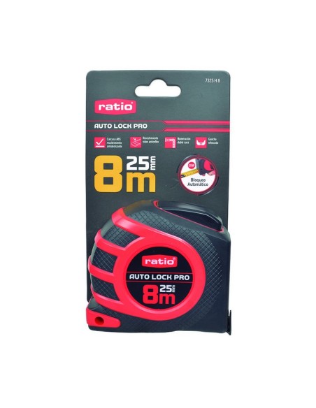 FLEXOMETRO CINTA 25/8MTS.AUTOLOCK PRO