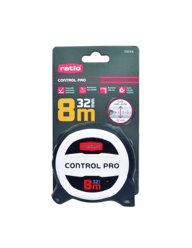 FLEXOMETRO CINTA 32/8M.MAGN.CONTROL PRO