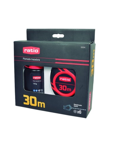 PLOMADA TRAZADORA 30M+POLVO RATIO