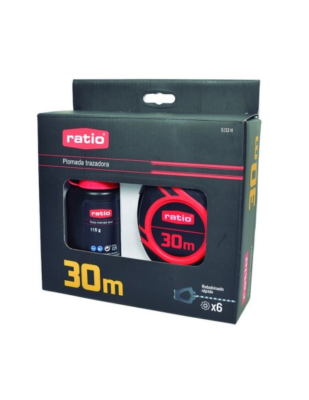 PLOMADA TRAZADORA 30M+POLVO RATIO