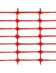 MALLA SEÑALIZACIÓN OBRA100CMX50M NARANJA