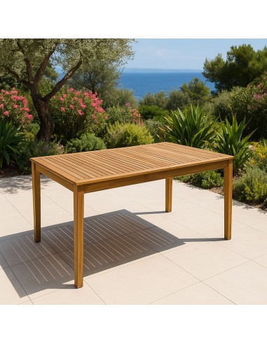 MESA MADERA LEVU 8 PLAZAS