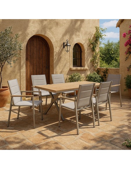 MESA COMEDOR ALUMINIO KMUS