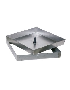 TAPA RELLENABLE ACERO GALV.H50 330X330