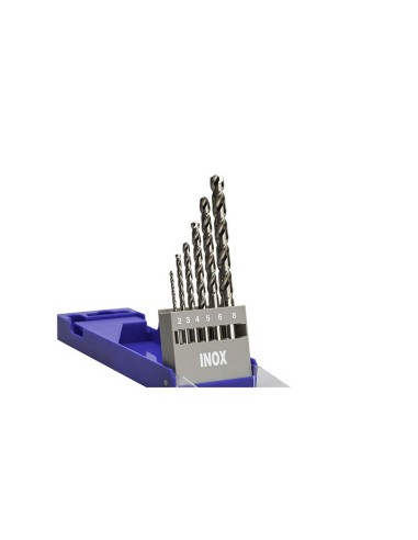 BROCAS 6UDS.HSSE INOX. 2-3-4-5-6-8MM.