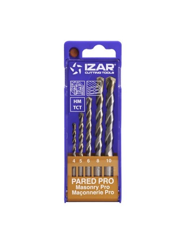 JUEGO BROCAS PARED PROF.4-10. 5 UNIDADES