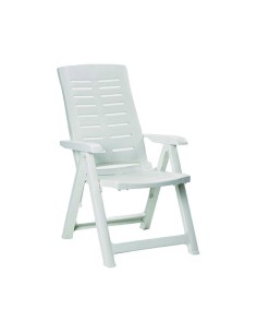 SILLÓN MULTIPOSICIÓN RESINA BLANCO