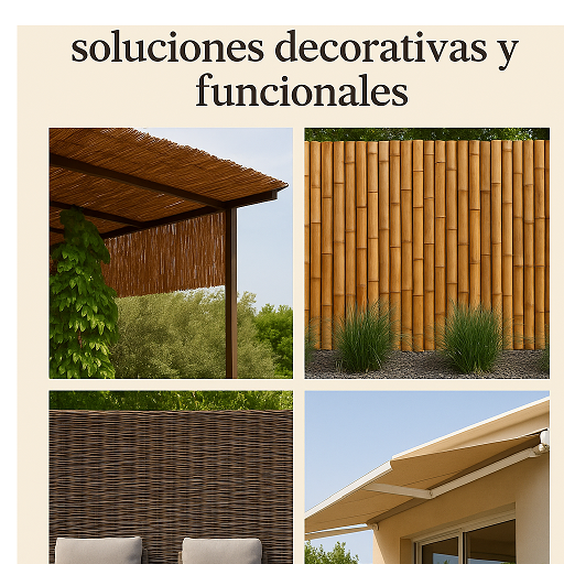 Protección solar para jardines, patios y terrazas:  